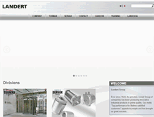 Tablet Screenshot of landert.com